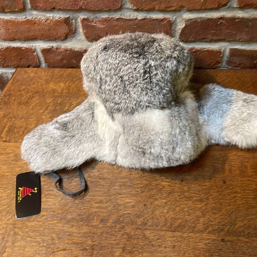 Crown Cap Rabbit bomber hat NWT
